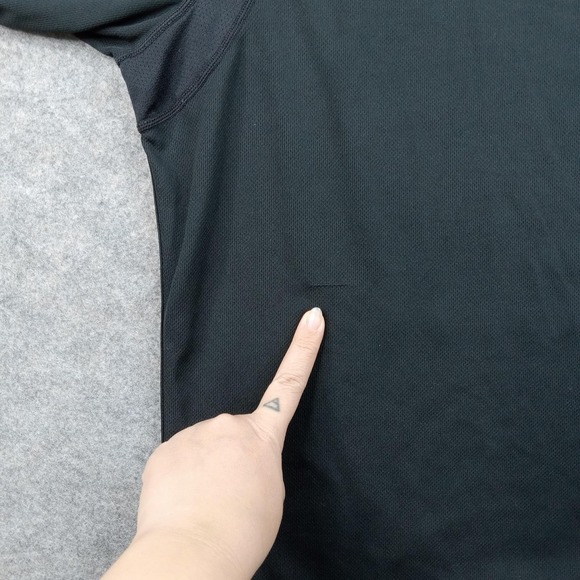 Nike Shirt Womens Medium Black Long Sleeve NikeFIT Dry Running Athletic Top - Picture 3 of 10